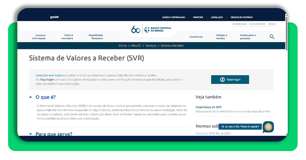 Valores a receber