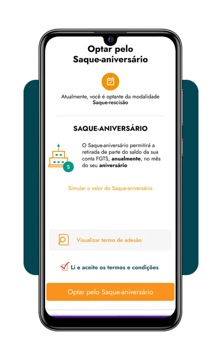 antecipação do saque-aniversário do FGTS