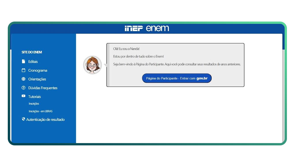 Isenção da taxa de inscrição