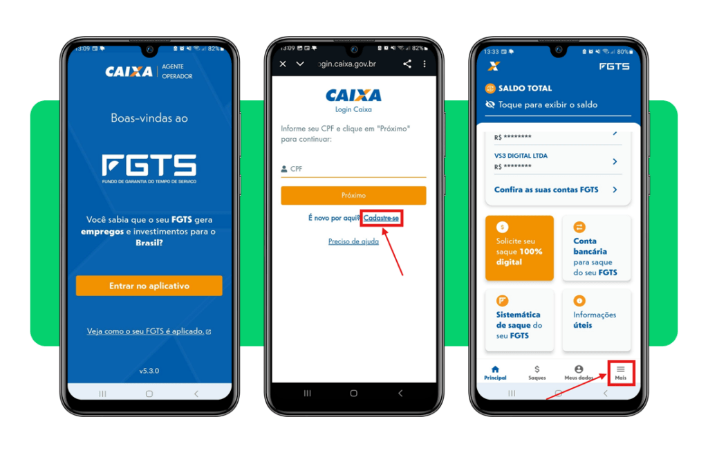Combo de benefícios da Caixa