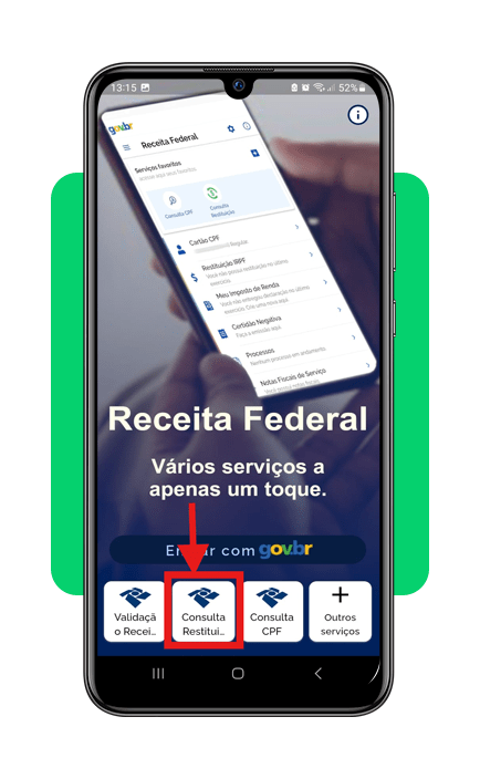 Consultar a restituição do Imposto de Renda