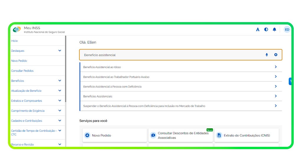 Documentos para solicitar o BPC