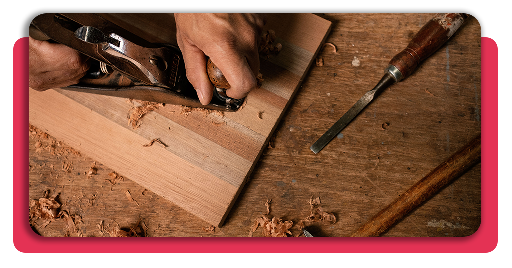 El curso de carpintería te forma en el uso correcto de las diferentes herramientas que debes usar para realizar trabajos en madera
