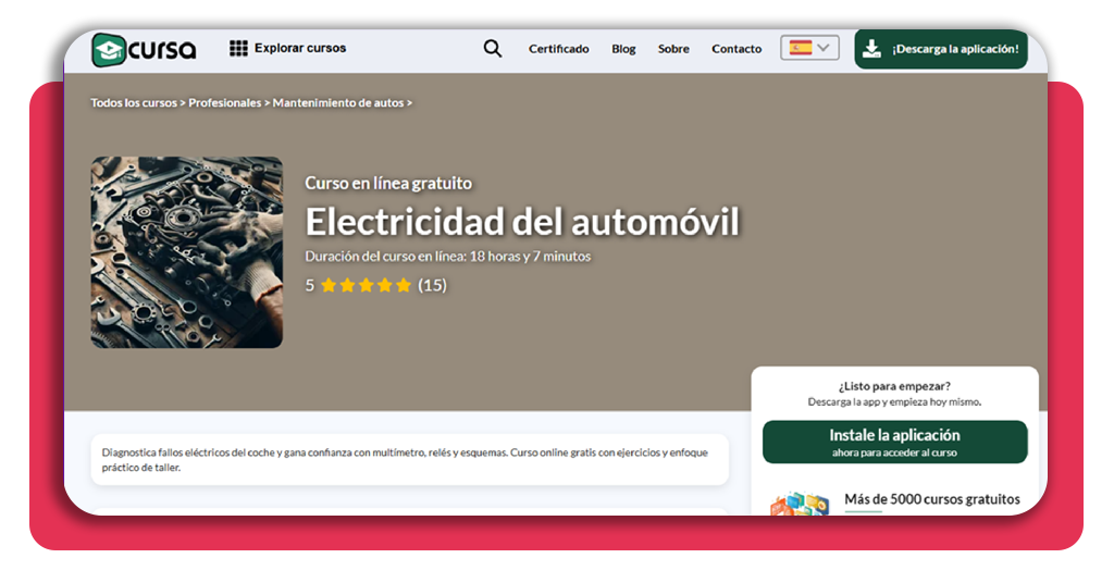 electricidad del automóvil