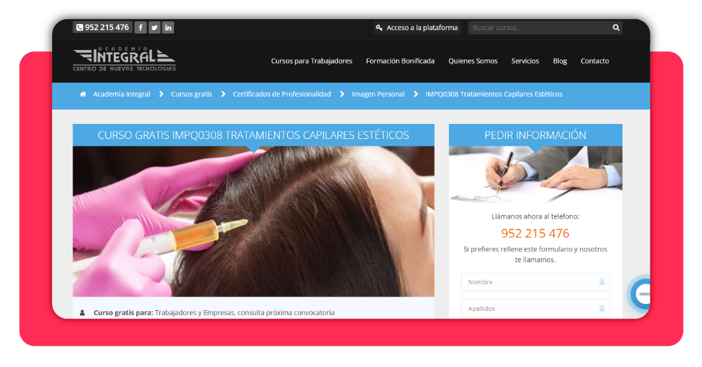 Curso de tratamientos capilares gratis: inscríbete y trabaja pronto 3 curso de tratamientos capilares