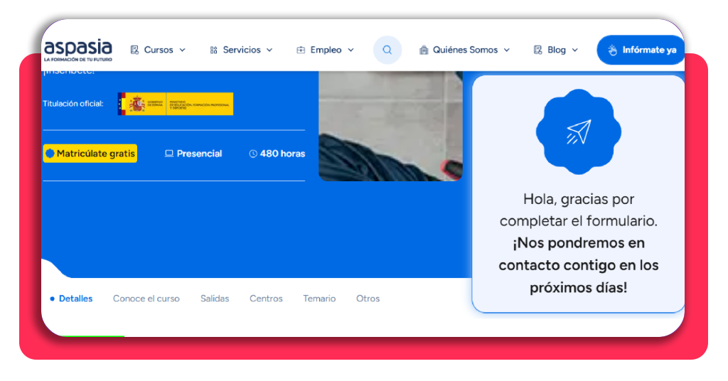 Documentación para acreditar situación de desempleo en curso fontanería gratis