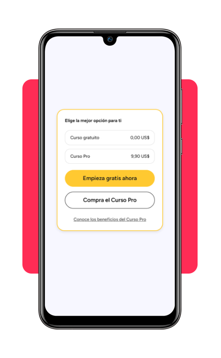 Botón de inscripción gratuita en Elevify