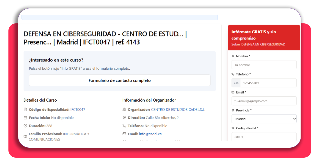Curso gratis de ciberdefensa: Inscríbete antes de que se agoten 2 Persona buscando convocatorias de ciberdefensa disponibles en línea