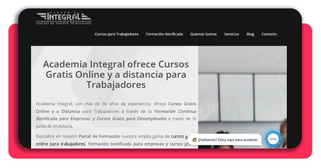 Curso celador sanitario gratis: plazas abiertas con certificado 2 Acceso a la plataforma Academia Integral para el curso de celador sanitario