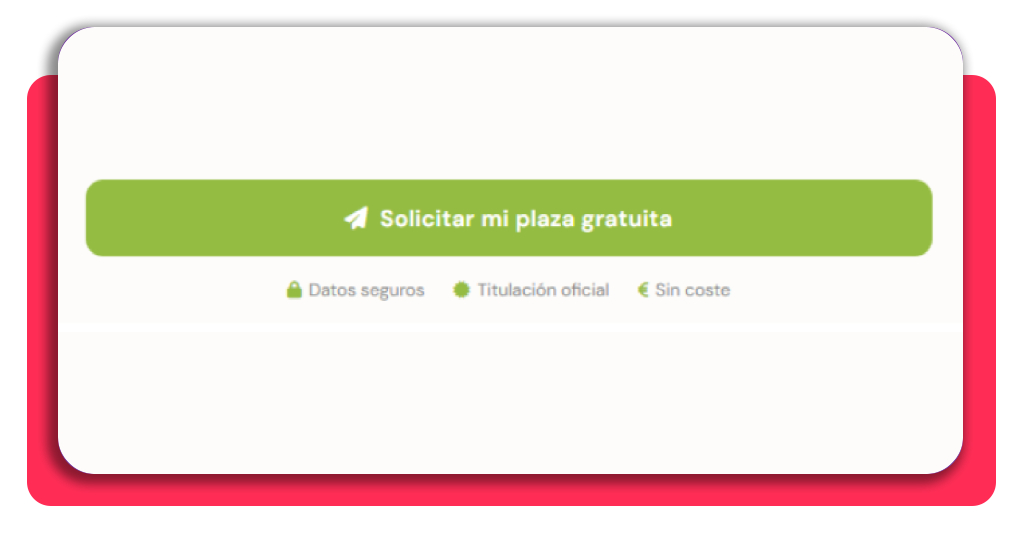 Paso 8 - Pulsar el botón para solicitar la plaza gratuita del curso