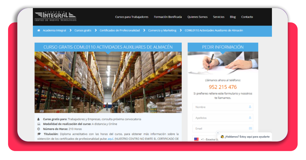 Curso gratis de auxiliar de almacén: inscríbete hoy mismo 3 curso gratis de auxiliar de almacén