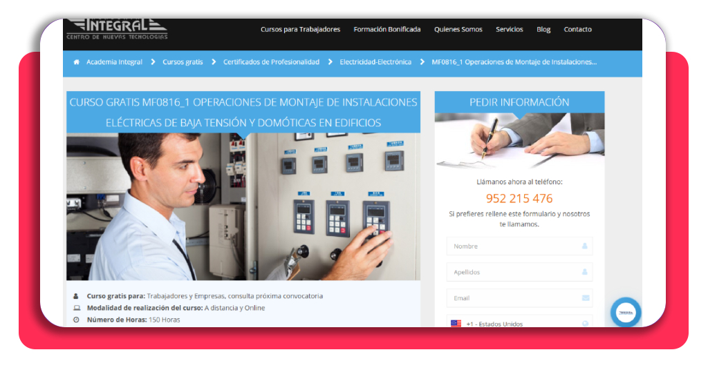 curso electricista gratis