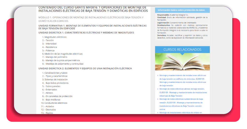 curso electricista gratis
