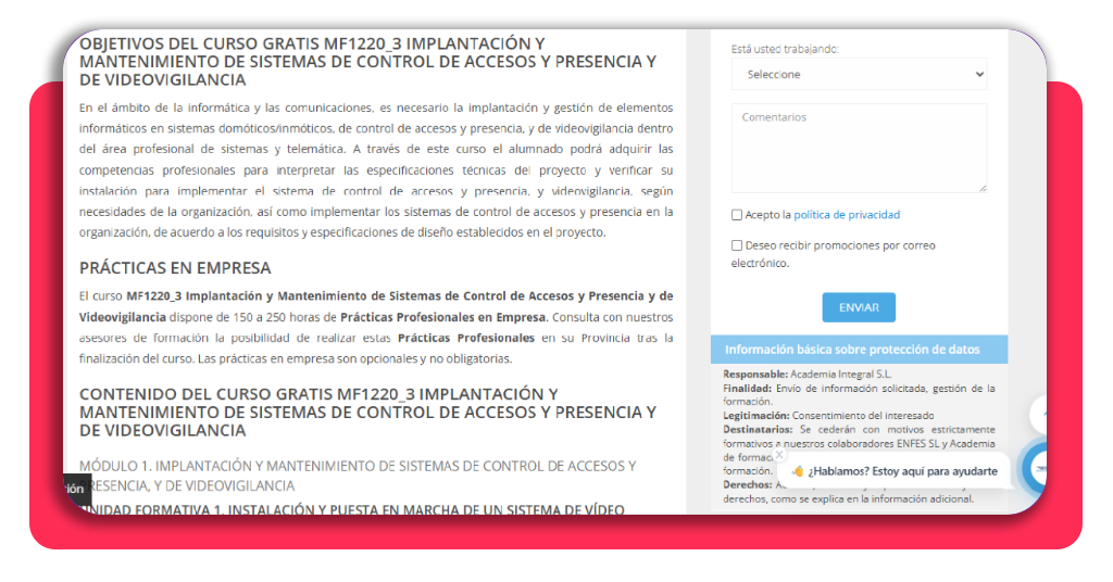 Curso gratis: instalador de alarmas y CCTV con salida laboral 3 instalador de alarmas