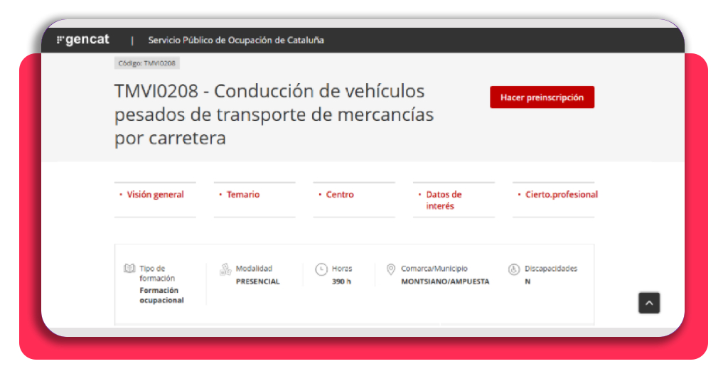 cursos SOC gratuitos en Cataluña
