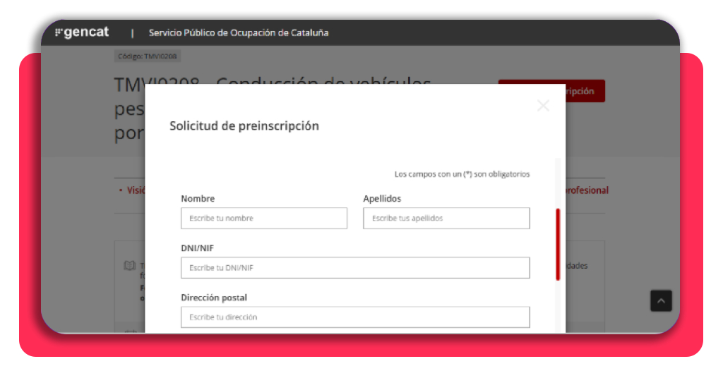 cursos SOC gratuitos en Cataluña