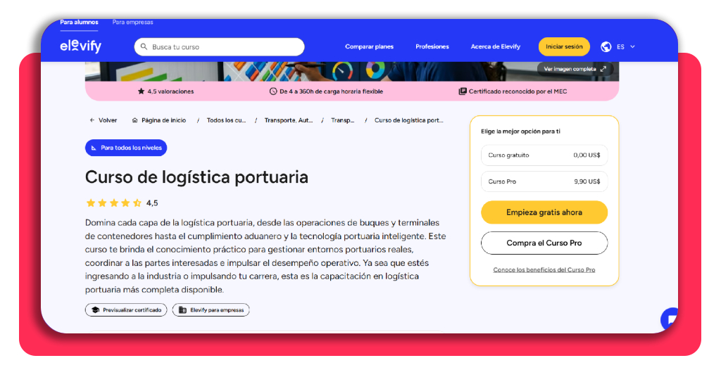 Trabaja en el puerto: formación de logística 100% gratis 2 trabaja en el puerto