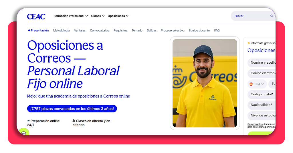 Aprueba las oposiciones de Correos con esta preparación online 2 oposiciones de correos