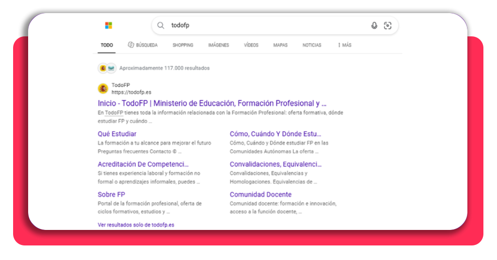 Página web oficial de todofp para buscar el curso de soldadura gratis
