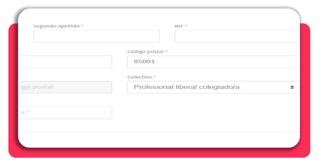 Curso pala cargadora gratis: consigue tu primer empleo sin experiencia 5 Validación del perfil en el formulario de inscripción al curso pala cargadora gratis
